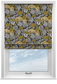 Leopard, Gilded - Roman Blind